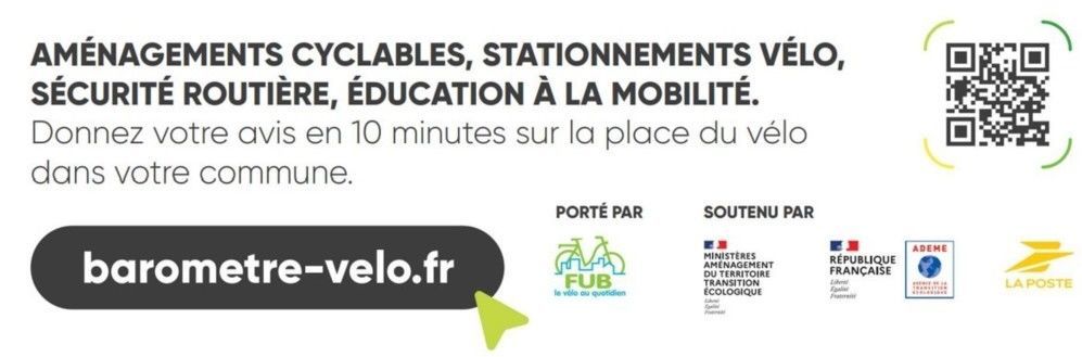 Donnez votre avis  sur la pratique du vélo sur votre territoire ! 