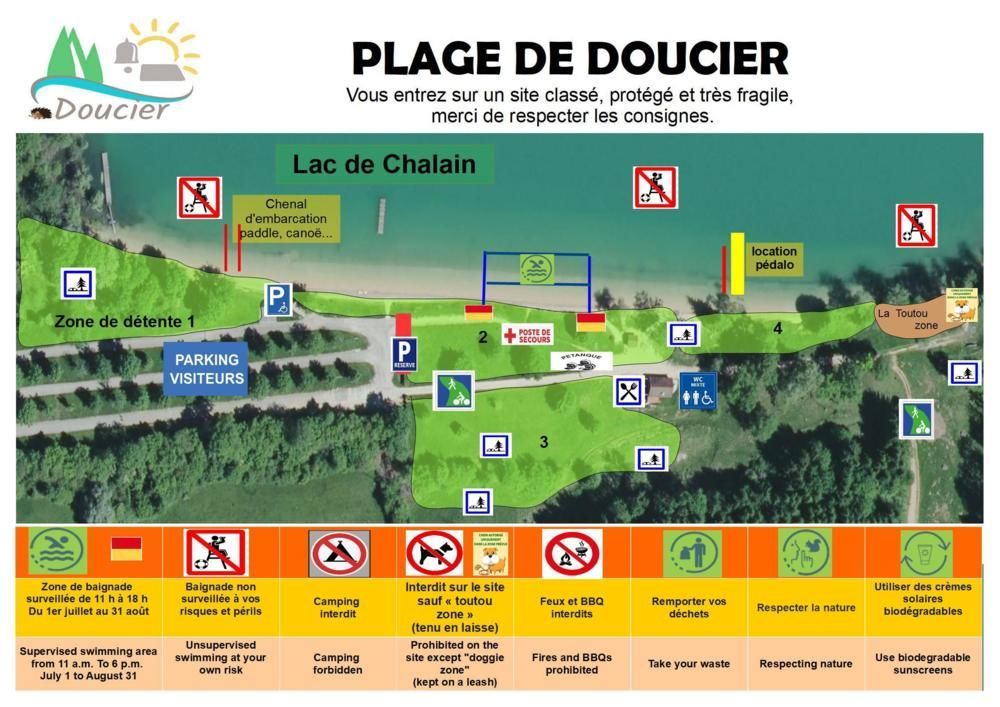 DOUCIER PLAGE : Une saison estivale transitoire, un projet durable sur les rails.