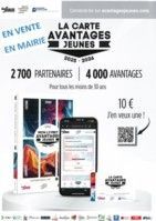 carte avantage jeunes en vente à la mairie