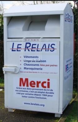 INFO : LE RELAIS BOX RECYCLAGE TEXTILES FERME