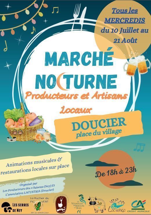 LES MARCHES DE L'ETE SUR DOUCIER