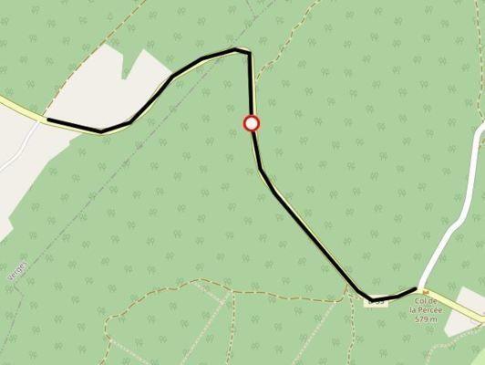 ATTENTION TRAVAUX ROUTE FERMEE du 24/4  8 h au 30/4 18 h 