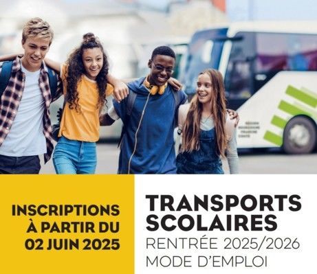 TRANSPORTS SCOLAIRES RENTRÉE 2025/2026 